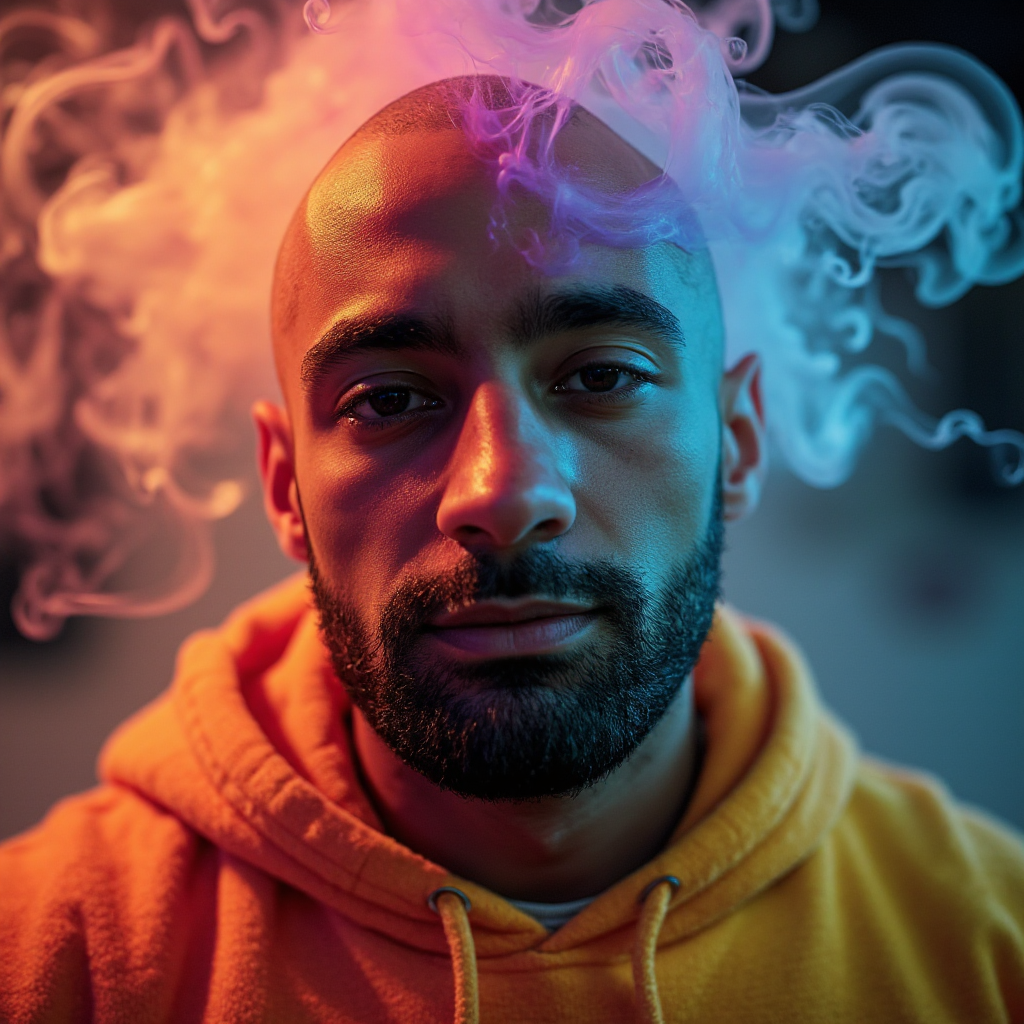 Creative artistic AI generated portraits