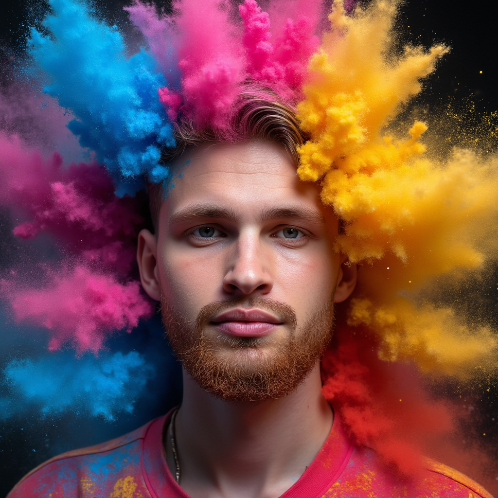 Professional artistic AI generated portraits