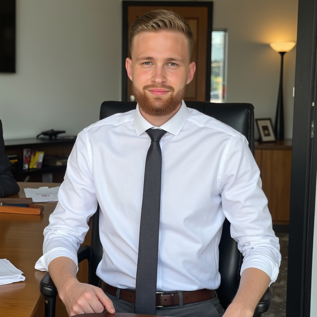Modern LinkedIn profile picture for creative professionals in design fields